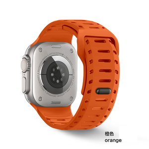 Bracelet de montre en silicone sport respirant et doux pour <span class=keywords><strong>Apple</strong></span> <span class=keywords><strong>Watch</strong></span> Series <span class=keywords><strong>7</strong></span>/8/9/10/11 - Product Image 6