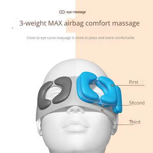 Masajeador de Ojos Inteligente E01 con Calor, Compresión, Música Bluetooth, <span class=keywords><strong>5</strong></span> Modos Inteligentes, 3 Niveles de Presión, Batería de 1200mAh y Control de Tiempo - Product Image 3