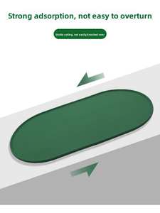 Tapis de gamelle pour animaux de compagnie en silicone léger, écologique, personnalisé OEM, de qualité alimentaire, imperméable, arrondi, pour chien et chat, antidérapant, facile à nettoyer - Product Image 4