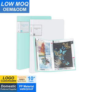 <span class=keywords><strong>Livre</strong></span> de présentation A3 pour peinture diamant, classeur d'art de 30 pages avec pochettes transparentes pour le rangement des œuvres d'art - Product Image 1