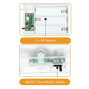 <span class=keywords><strong>Guirlande</strong></span> lumineuse LED USB en forme <span class=keywords><strong>de</strong></span> flocon <span class=keywords><strong>de</strong></span> neige, 6M, 40 LED, colorée, <span class=keywords><strong>pour</strong></span> intérieur, mariage, Noël, fêtes, festivals - Product Image 2