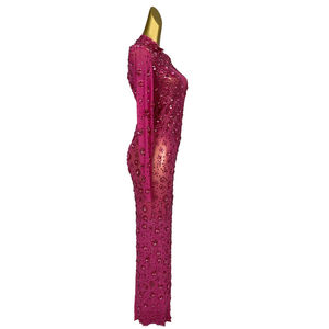 <span class=keywords><strong>Robe</strong></span> longue élégante <span class=keywords><strong>rose</strong></span> diamants Graduation <span class=keywords><strong>Cocktail</strong></span> femme <span class=keywords><strong>grande</strong></span> <span class=keywords><strong>taille</strong></span> longueur plancher Banquet <span class=keywords><strong>robe</strong></span> de bal femmes fête <span class=keywords><strong>robe</strong></span> de soirée - Product Image 3