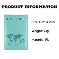Dompet Paspor Keluarga yang Dapat Disesuaikan, Laris Manis, dengan Pelindung RFID untuk Pria dan Wanita, Penutup Paspor untuk Perjalanan