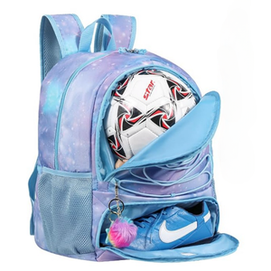 Free sample Men's Folding Waterproof <b>Soccer</b> Bag with a <b>Shoe</b> Compartment and a Large Capacity for Casual Sports Backpacks - Product Image 1