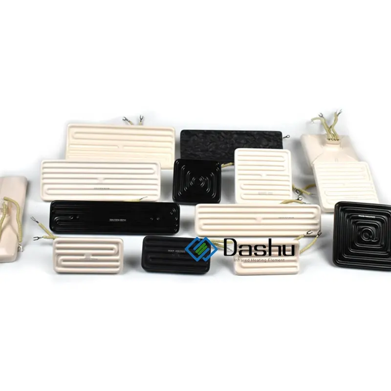 Placas de aquecedores cerâmicos infravermelhos industriais DaShu para termoformagem plástica de alta eficiência
