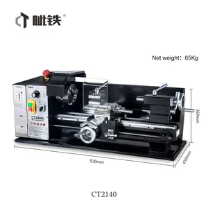 Tour Leth Machine Performance Fabricant CT2140 Tournage Petit Métal Utilisé 220v 600w Billard Moteur Réparation Machine Manuel