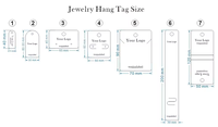Présentoir à bijoux personnalisé, emballage en papier pour colliers et boucles d'oreilles pour cheveux et chapeaux