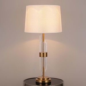 Vải Bóng Râm Reto Bàn Ánh Sáng Phòng Ăn Phòng Ngủ Khách Sạn Đầu Giường Nghiên Cứu Kính Vàng Bảng Đèn - Product Image 6