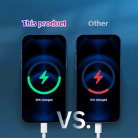Câble de charge rapide magnétique USB Type-C 1M/2M 2A avec blindage tressé pour téléphones mobiles – Prix usine