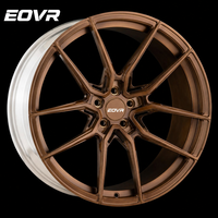 Ruedas Forjadas en Oferta, Monobloque Doradas de 17, 18, 20, 21, 24 y 26 Pulgadas, Personalizadas de Aluminio 5x114.3, 5x112, 5x120, 5x130 para Autos Deportivos