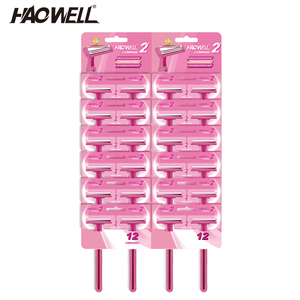 Maquinilla de Afeitar Económica de Dos Hojas, <span class=keywords><strong>Afeitadora</strong></span> Masculina Portátil y Económica, Mango Ligero Desechable, Hoja de Acero Inoxidable, Cabezal Fijo, Marca Personalizable - Product Image 5