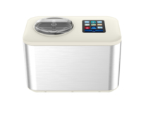 Machine à glaces et yaourts automatique à commande tactile pour la maison, machine à faire des glaces maison