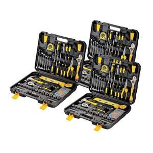 Kit d'outils professionnels complets OEM, boîtes d'outils à main, 108 pièces, outils <span class=keywords><strong>pour</strong></span> la maison, la menuiserie, la réparation automobile, l'entretien, boîte à outils - Product Image 2