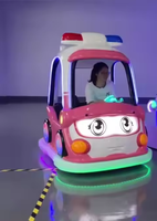 Offre Spéciale Banana Land : Voiture Tamponneuse Électrique à Monnayeur pour Enfants, avec LED, Construction Métal et Plastique, Version Anglaise 110/220V