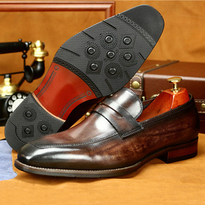Customized <b>Men's</b> Formal Dress Handmade Brogues-Style Genuine Leather Wedding <b>Shoes</b> <b>For</b> <b>Men</b> <b>Men's</b> Flat <b>Shoes</b> - Product Image 2