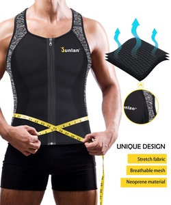 New Product Men Sauna Suit Waist Trainer <strong>Vest</strong> Sports <strong>Sweat</strong> <strong>Vest</strong> Compression Slimming Sauna Fat Burn <strong>Vest</strong> for Men - Product Image 3