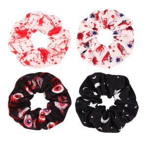 2023 nouveau Halloween tissu cheveux chouchous femmes filles horreur effrayant sang globe oculaire élastique queue de cheval tenir cheveux accessoires - Product Image 2