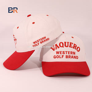 链条刺绣字母双色帽子弧形帽檐运动帽纯色五片式结构棒球帽 - Product Image 2