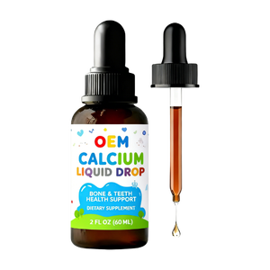 Citrato de Calcio OEM ODM 1000 <span class=keywords><strong>mg</strong></span> con Vitamina D3 <span class=keywords><strong>K2</strong></span> en Gotas Líquidas para Mujeres y Hombres, Suplemento de Calcio y Vitaminas para Huesos, Músculos y Dientes - Product Image 3