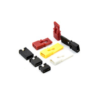 Connecteur de bornes à pas de 2,54 mm, capuchon de court-circuit noir à extrémité ouverte, connecteur à broches à longue poignée