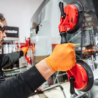Gants en nitrile jetables de qualité industrielle, sans poudre, orange, à forte adhérence, pour la protection des mains