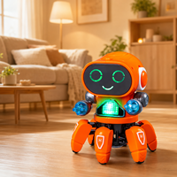 Robot Danseur Tendance : Jouet Électrique à Six Jambes avec Lumières LED et Musique – Cadeau Idéal pour Enfants (Vente en Gros)