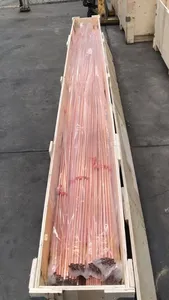 Straight Copper Pipe Red Copper Pipe 99.99% Pure 1/4'' 3/8'' 15m 30m Copper Tube
