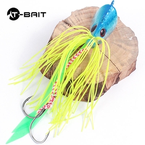 <span class=keywords><strong>Triangular</strong></span> 46,8G cabeza cebo de plomo Lua mar pesca barco Jighead falda 46,8G flujo bigote pegamento suave grupo accesorios gancho cebo duro - Product Image 6