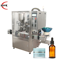 Machine de remplissage et de bouchage automatique HZPK pour shampoing, lotion, savon liquide, gel, pâte cosmétique en bouteille, en conserve ou en pot