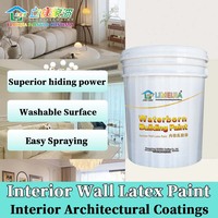 Peinture murale intérieure au latex Limeijia écologique, inodore, séchage rapide, durable, facile à appliquer pour villas et complexes hôteliers