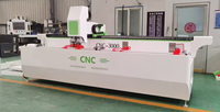 Mesin Pembuat Jendela dan Pintu Otomatis Kepala Ganda 3000mm, Mesin CNC Penggilingan Logam untuk Pengeboran Lubang Engsel Profil Aluminium dan PVC