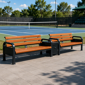Équipement d'entraînement en gros : Banc de <span class=keywords><strong>tennis</strong></span> et chaise double en alliage d'aluminium et acier, conception détachable pour usage intérieur/extérieur - Product Image 3