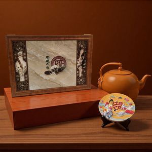 Wooden Tea Gift <b>Box</b> Rectangle Multiple Color Living Room Storage Teaware Packaging - Product Image 3
