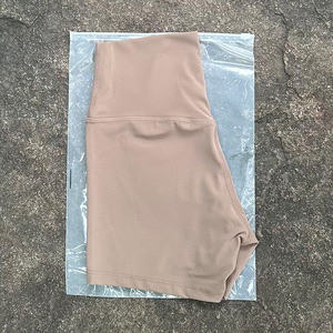 Shorts <span class=keywords><strong>de</strong></span> yoga taille haute effet seconde peau pour <span class=keywords><strong>femme</strong></span>, 3 pouces, pour entraînement, gym, fitness, yoga et course à pied - Product Image 3