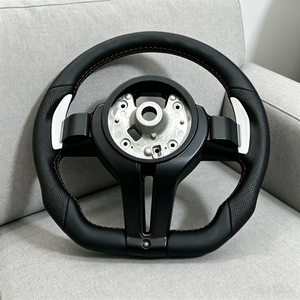 Volant en cuir M Sport pour <span class=keywords><strong>BMW</strong></span> F30 E90 M3 M5 F10 F20 E60 F31 F11 F36 F32 E92 E46 avec palettes de changement de vitesse chauffantes – Vente en gros - Product Image 3