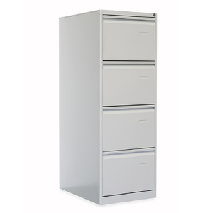 Guide telescopiche completamente estensibili per cassettiere in plastica in acciaio schedario regolabile con chiusura a chiave per uso magazzino ufficio - Product Image 1