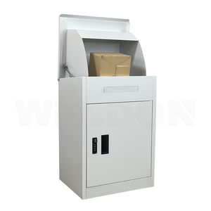Boîte aux lettres sécurisée moderne en acier inoxydable, autoportante, étanche, antivol, verrouillable, pour <span class=keywords><strong>colis</strong></span>, boîte à <span class=keywords><strong>colis</strong></span> spacieuse, boîte aux lettres pour <span class=keywords><strong>la</strong></span> maison - Product Image 1