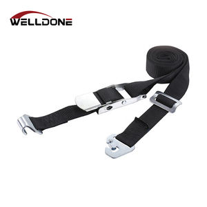 Sangle <span class=keywords><strong>d</strong></span>'<span class=keywords><strong>arrimage</strong></span> à boucle centrale réglable en acier inoxydable de 2 "avec <span class=keywords><strong>crochet</strong></span> - Product Image 4