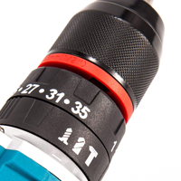 Perceuse-visseuse à percussion sans fil 20V avec mandrin métallique 13mm et moteur sans balais au lithium, ensemble neuf, support OEM, vente en gros