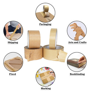 <span class=keywords><strong>เทป</strong></span>กาวกระดาษคราฟท์สีน้ำตาลเสริมใยแก้ว ย่อยสลายได้ เป็นมิตรกับสิ่งแวดล้อม ใช้สำหรับเขียนได้ ใช้สำหรับปิดผนึกบรรจุภัณฑ์ - Product Image 2