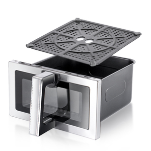 Raf Flagship mô hình đầy đủ kim loại Nồi chiên không khí thông minh Điện Kỹ Thuật số Thép không gỉ Nồi chiên không khí với lên và xuống kép sưởi ấm - Product Image 5