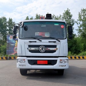 รถบรรทุกติดเครน Dongfeng 8 ตัน 10 ตัน ขายดี รถบรรทุก Dongfeng 4x2 ติดเครนแขนตรงสำหรับขาย - Product Image 4