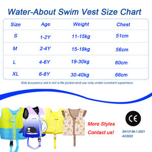 سترة نجاة عائمة للأطفال، سترة سباحة شخصية، سترة نجاة من النيوبرين للأطفال، سترة سباحة للأطفال - Product Image 5