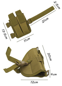 Groothandel Tactische Dubbele Schouder Onderarm Pistool <span class=keywords><strong>Holster</strong></span> Dubbel Magazijn Pouch Draagbaar Agent Onzichtbaar Snel Treksysteem - Product Image 6