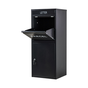 Boîte <span class=keywords><strong>aux</strong></span> <span class=keywords><strong>lettres</strong></span> personnalisée en acier galvanisé, grande boîte à <span class=keywords><strong>colis</strong></span> extérieure, boîte <span class=keywords><strong>aux</strong></span> <span class=keywords><strong>lettres</strong></span> en métal à poser au sol <span class=keywords><strong>pour</strong></span> usage domestique - Product Image 2