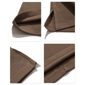 T-shirt unisexe basique à manches courtes surdimensionné personnalisé, poids lourd, streetwear, col rond, pour homme - Product Image 5