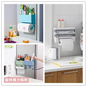Commercio all'ingrosso di buona qualità di immagazzinaggio della cucina supporto per <span class=keywords><strong>pellicola</strong></span> trasparente con il taglio di carta da cucina porta rotolo - Product Image 6