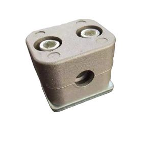 Abrazadera de tubo de aleación de aluminio hidráulica de Servicio Ligero de 28mm a 30mm para tubería de aceite con placa inferior larga y mancha hexagonal interna - Product Image 5