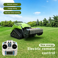 Tondeuse à gazon télécommandée à batterie, tout-terrain, multifonctionnelle, avec motoculteur rotatif