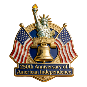 Pin <span class=keywords><strong>de</strong></span> Solapa Conmemorativo Personalizado del 250 Aniversario del Día <span class=keywords><strong>de</strong></span> la Independencia <span class=keywords><strong>de</strong></span> EE. UU., con Diseño <span class=keywords><strong>de</strong></span> <span class=keywords><strong>Libertad</strong></span>, Patriotismo y Souvenir, en Esmalte Duro y Suave - Product Image 6
